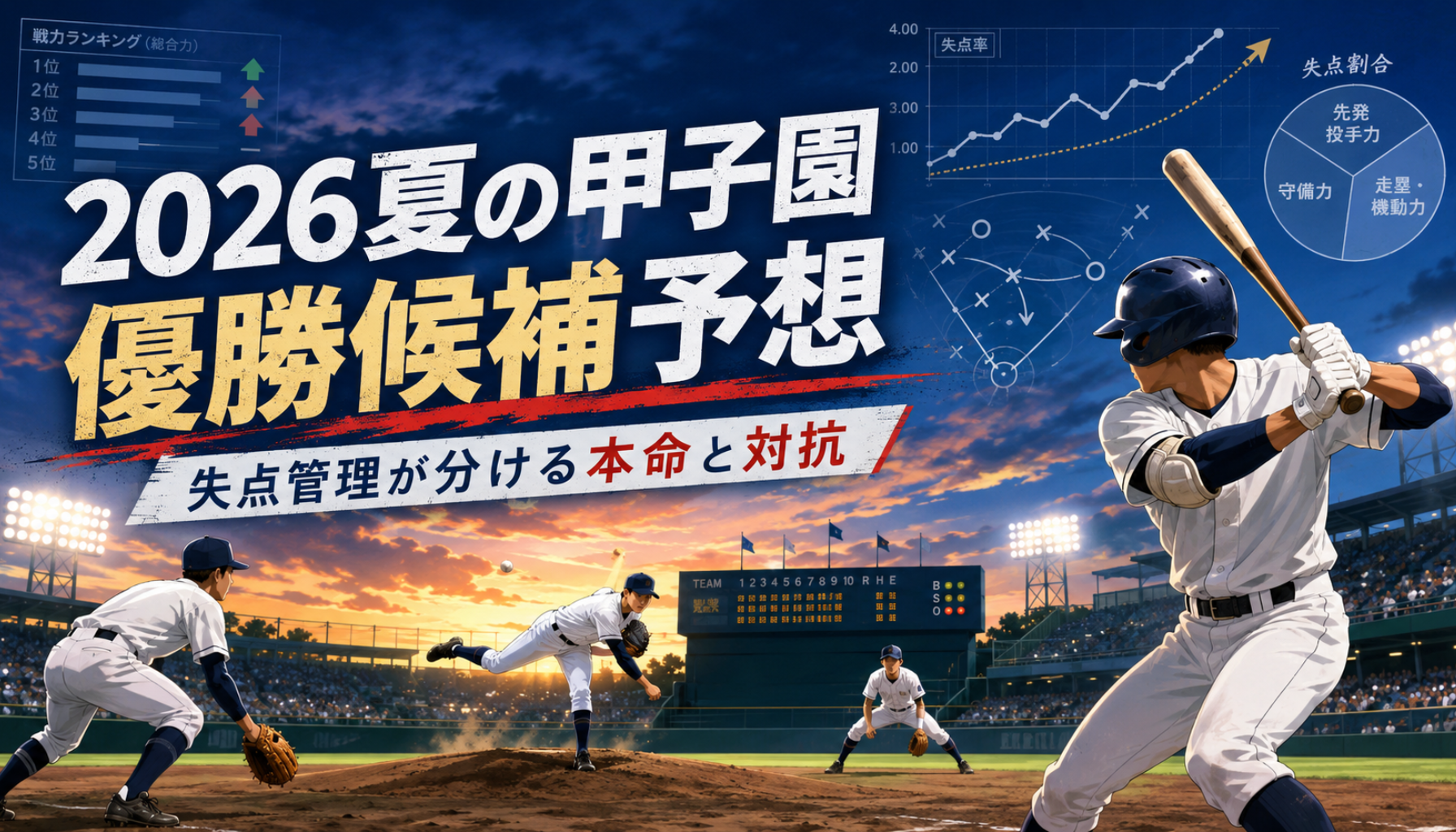 2026年夏の甲子園、優勝候補は横浜でいいのか 失点管理が分ける本命と対抗