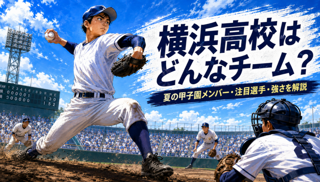 高校野球｜横浜高校はどんなチーム？夏の甲子園メンバー・織田翔希ら注目選手・強さと沖縄尚学戦を解説