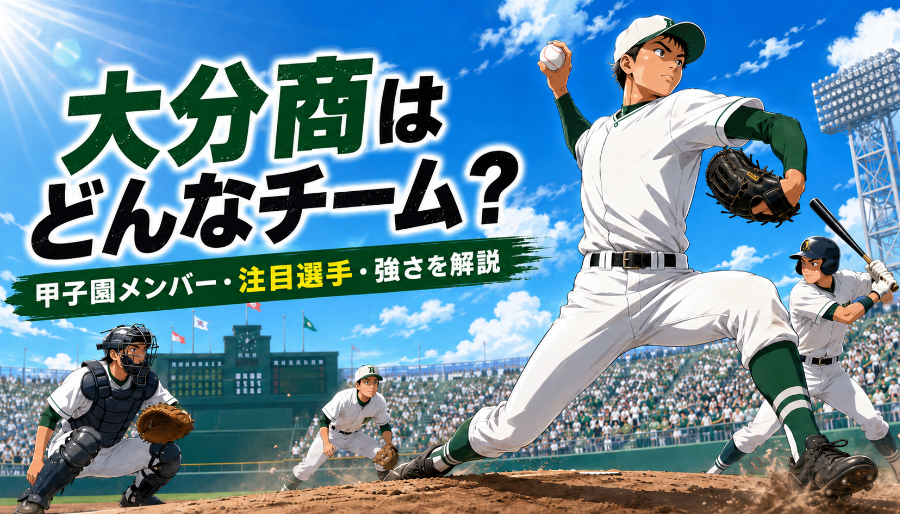 高校野球｜大分商はどんなチーム？甲子園メンバー・注目選手・投打の強さを解説