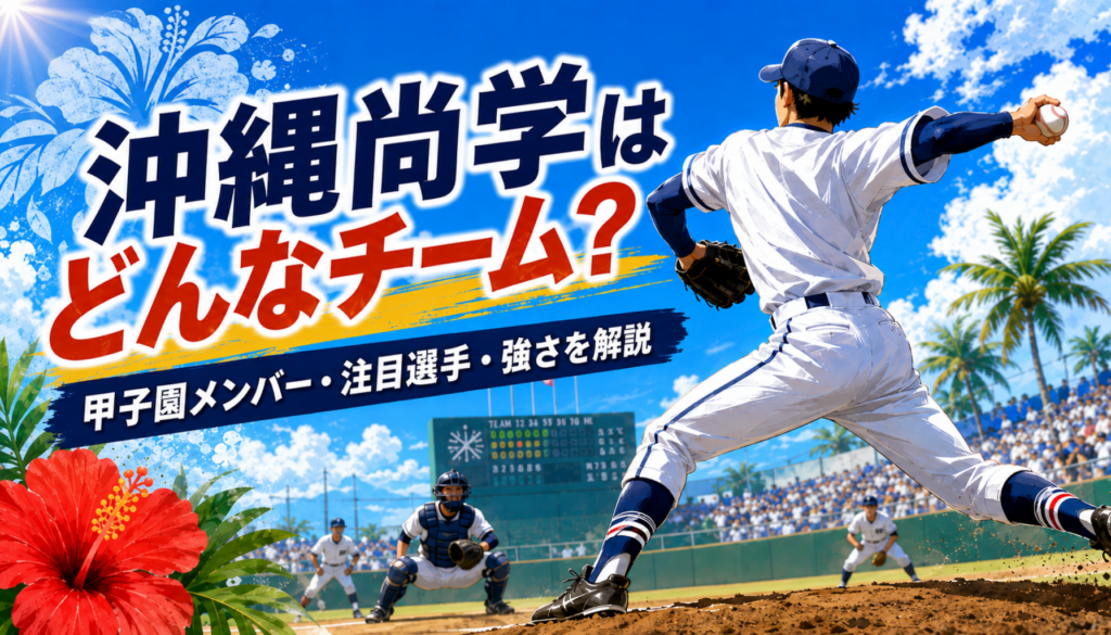高校野球｜沖縄尚学はどんなチーム？甲子園メンバー・注目選手・三枚看板の強さと横浜戦を解説