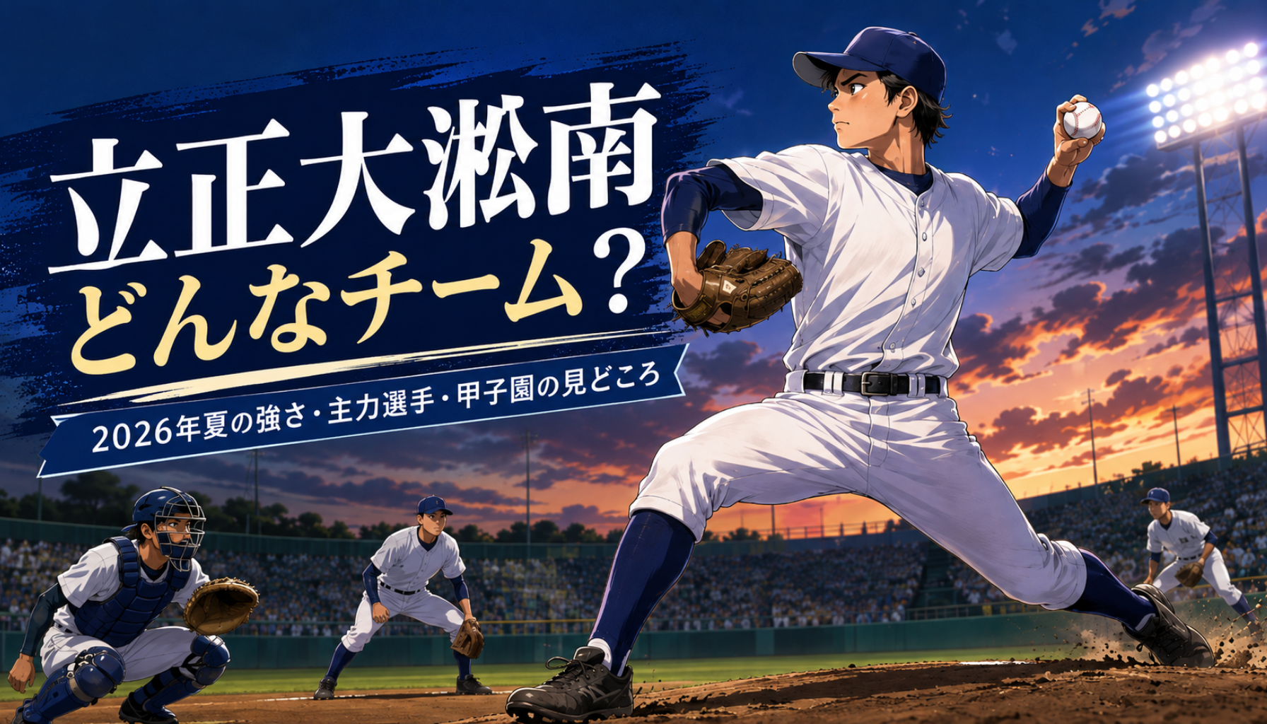 高校野球｜立正大淞南はどんなチーム？2026年夏の強さ・主力選手・甲子園の見どころ