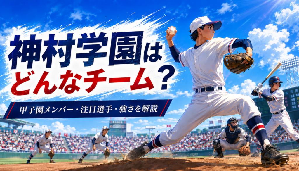 高校野球｜神村学はどんなチーム？甲子園メンバー・注目選手・予想スタメンと強さを徹底解説