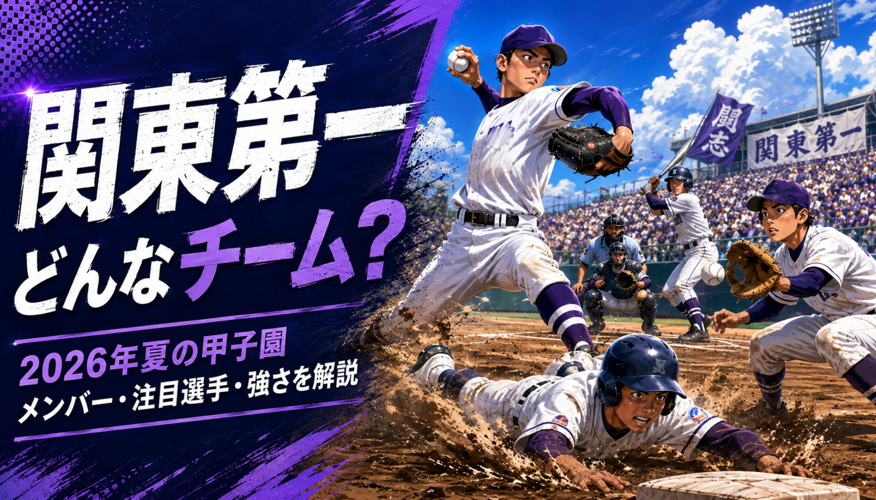 高校野球｜関東第一はどんなチーム？2026年夏の甲子園メンバー・注目選手と強さを解説