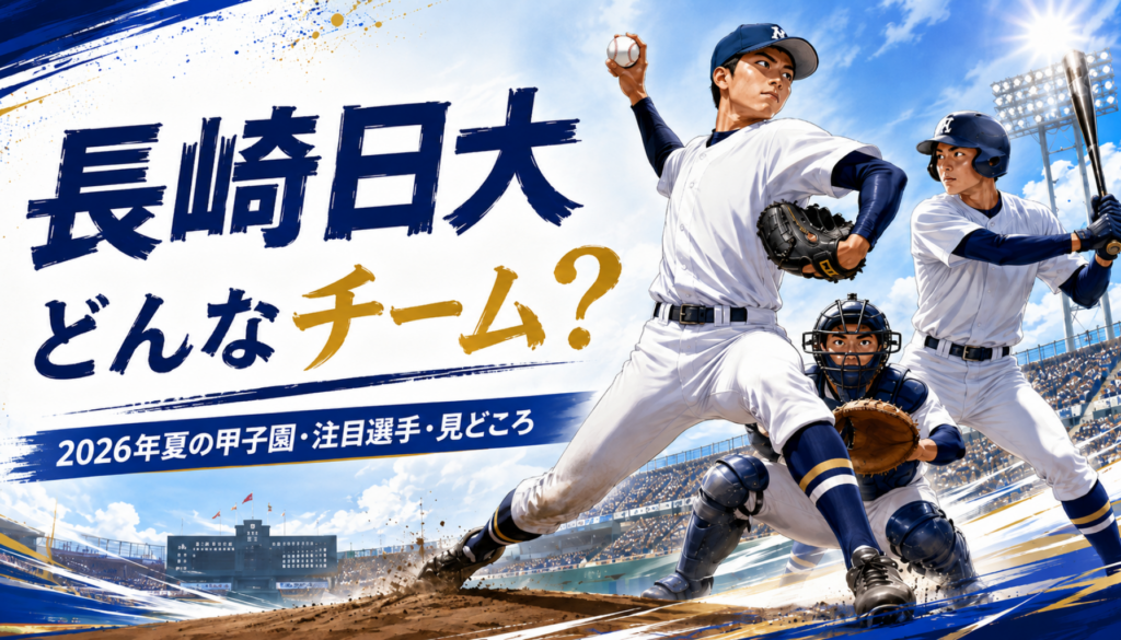 高校野球｜長崎日大はどんなチーム？2026年夏の甲子園メンバー・注目選手・立正大淞南戦を解説