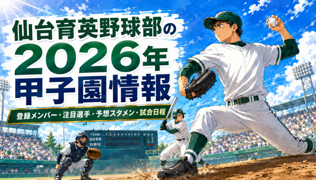 2026年｜仙台育英野球部の甲子園情報 登録メンバー・注目選手・予想スタメン