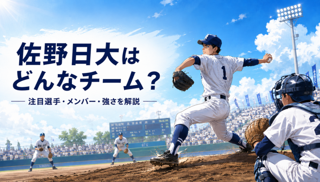 高校野球｜佐野日大はどんなチーム？甲子園メンバー・注目選手・予想スタメンと強さを徹底解説