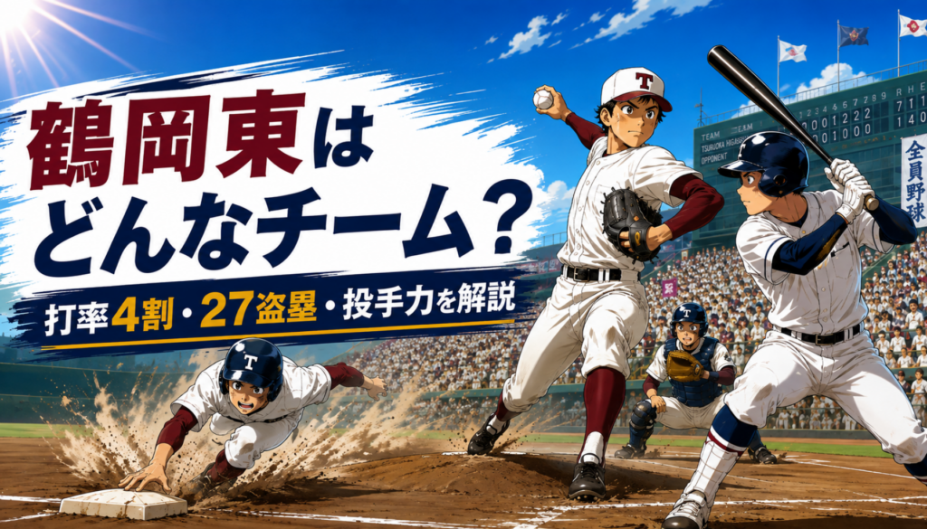 高校野球｜鶴岡東はどんなチーム？強さ・甲子園メンバー・注目選手・予想スタメンを解説