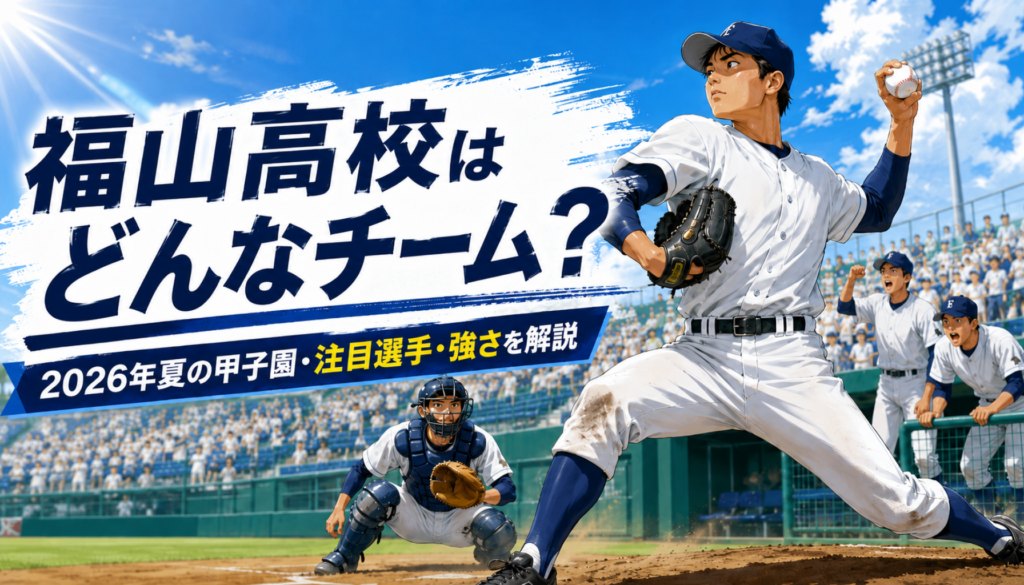 高校野球｜福山高校はどんなチーム？2026年夏の甲子園メンバー・注目選手・強さを徹底解説