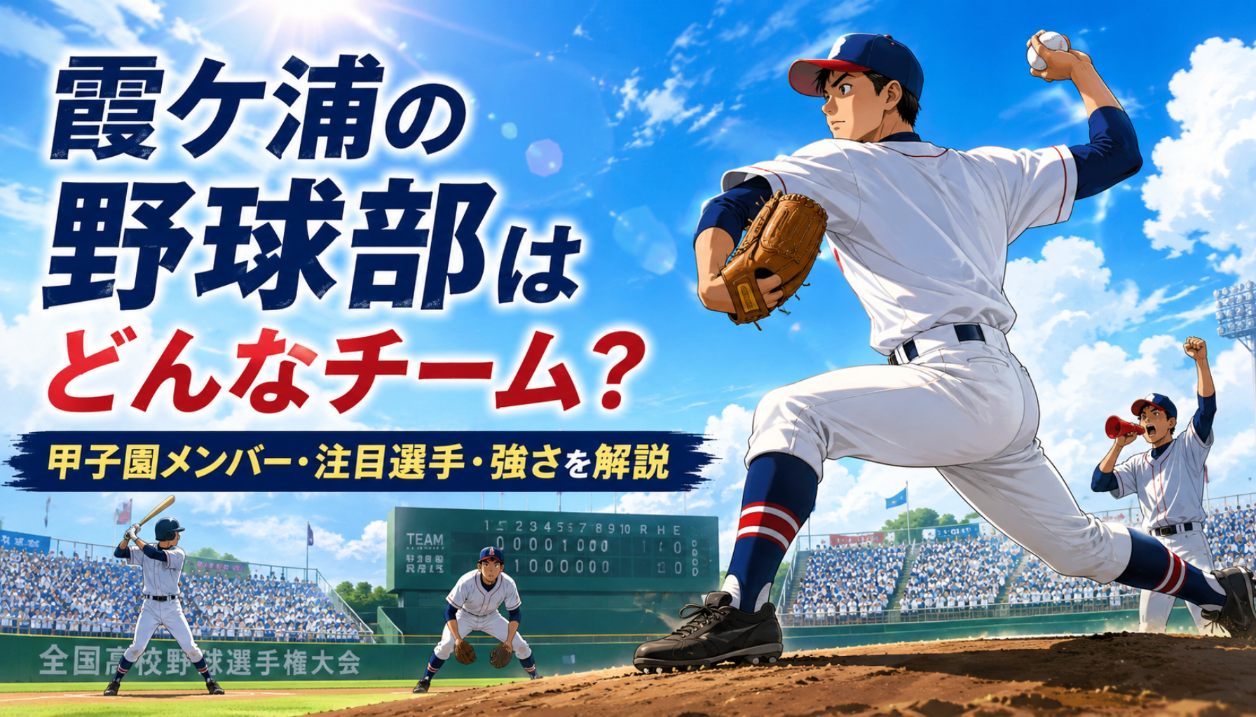 高校野球｜霞ケ浦はどんなチーム？甲子園メンバー・注目選手・強さ・中京戦を徹底解説