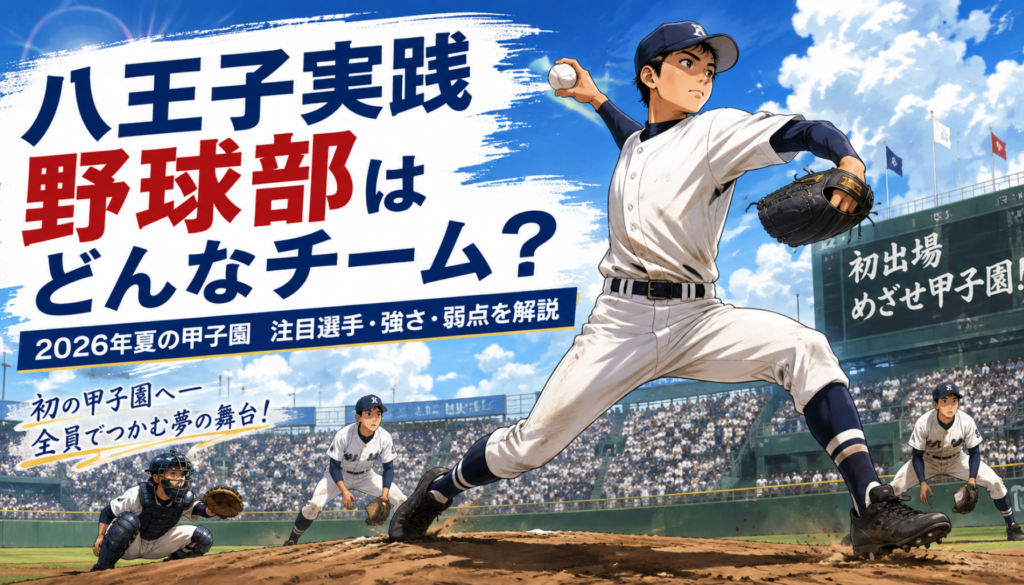 高校野球｜八王子実践はどんなチーム？2026年夏の甲子園メンバー・注目選手・監督・強さと弱点を解説