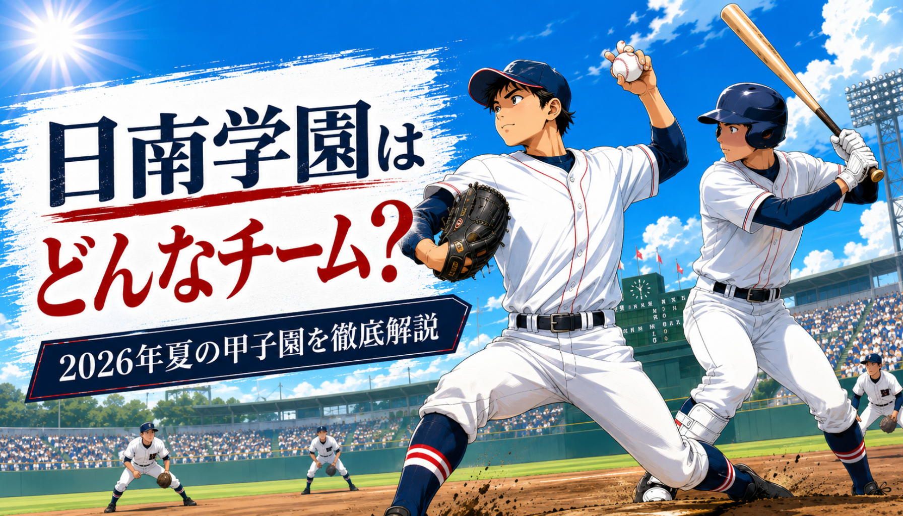 高校野球|日南学園はどんなチーム?2026年夏の甲子園メンバー・注目選手・強さを徹底解説
